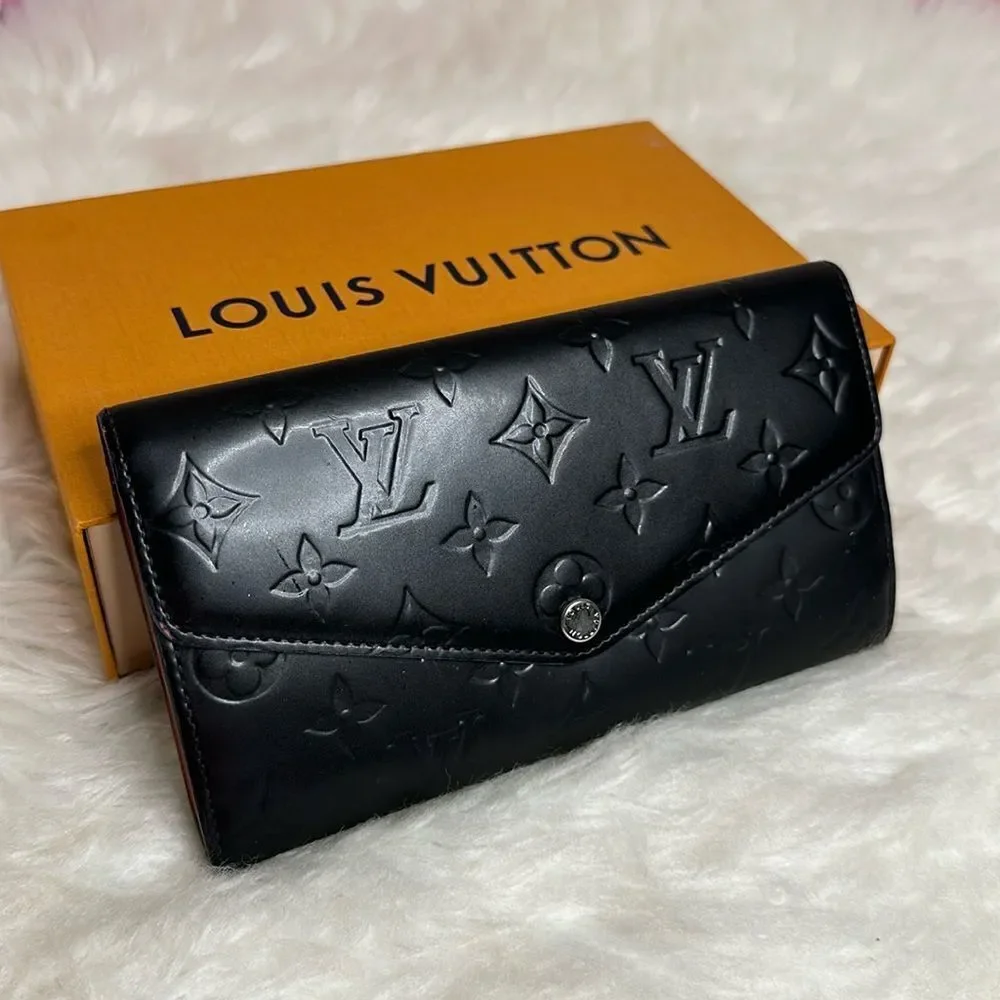 💯Authentic Louis Vuitton Vernis Impriente Long Wallet🍀